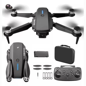 E88 EVO Drone with Brushless Motor, Quadcopter with HD Dual Camera, Optical Flow, Foldable, Helicopter